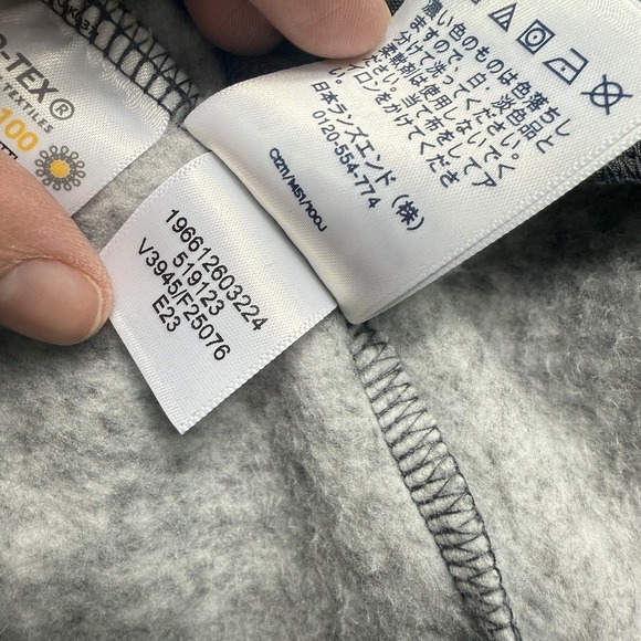 Lands' End Glen Plaid Notch Fleece Blazer Womens Size Medium Black White - Picture 4 of 5